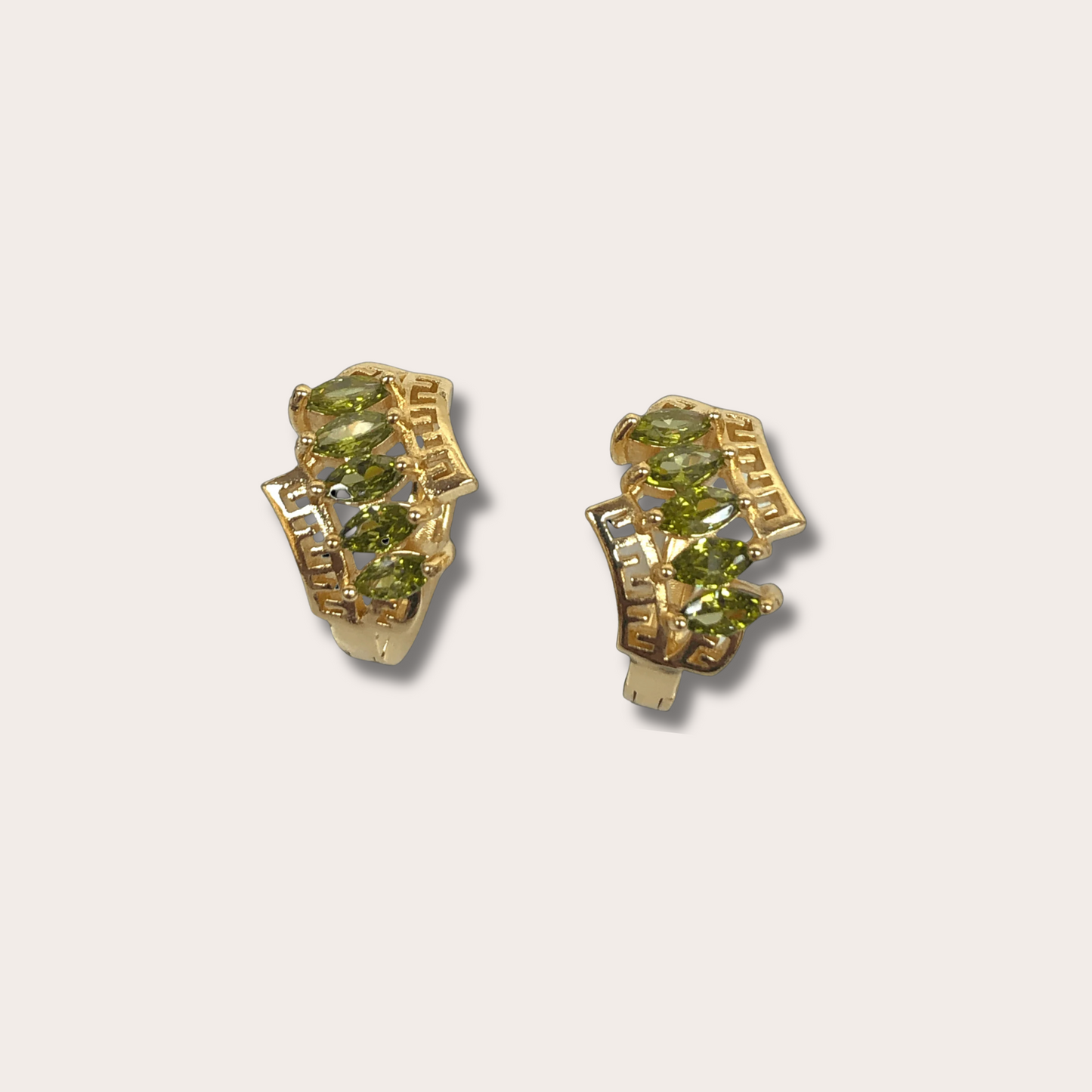Aurora | Roman Gem Hoop Earrings