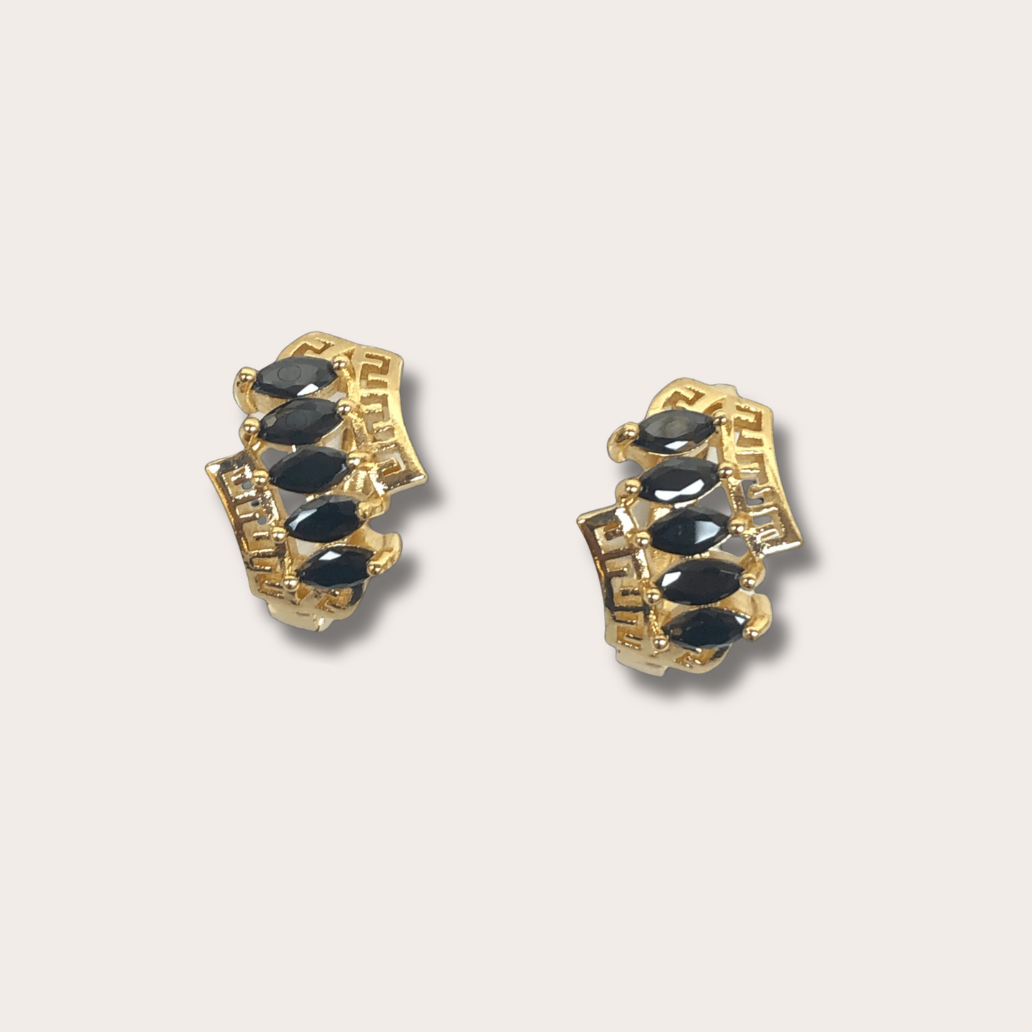 Aurora | Roman Gem Hoop Earrings