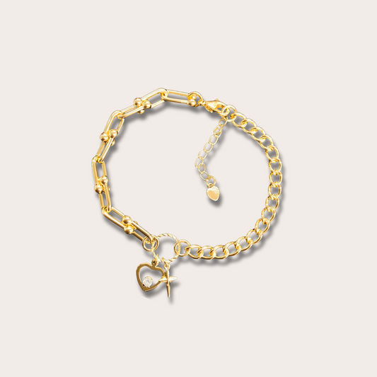 Isabetta | Gold-Filled Cuban U-Link Talisman Bracelet