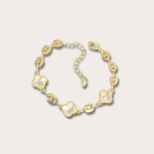 Irivia | Lucky Clover Crystal Bracelet